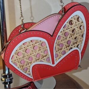 NWT RARE WING IT WICKER BUTTERFLY CROSSBODY